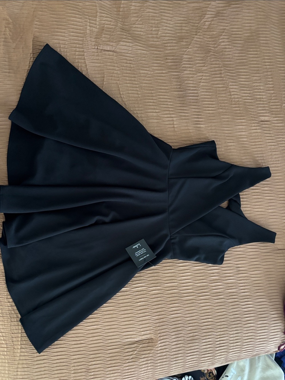 Lulu's Black Sleeveless Fit & Flare Mini Dress